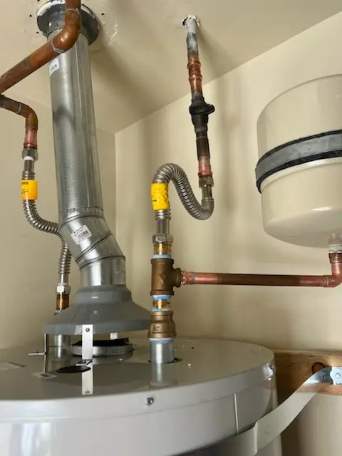 Water heater installation and plumbing repair in West Ansonia